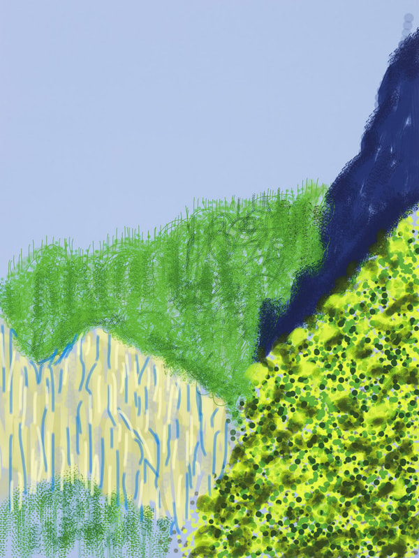 David Hockney - The Yosemite Suite No. 3, 2010