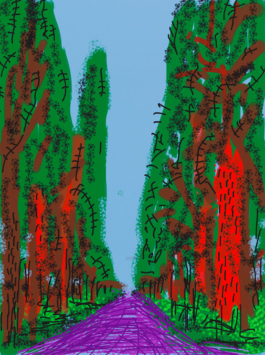 David Hockney - The Yosemite Suite No. 5, 2010