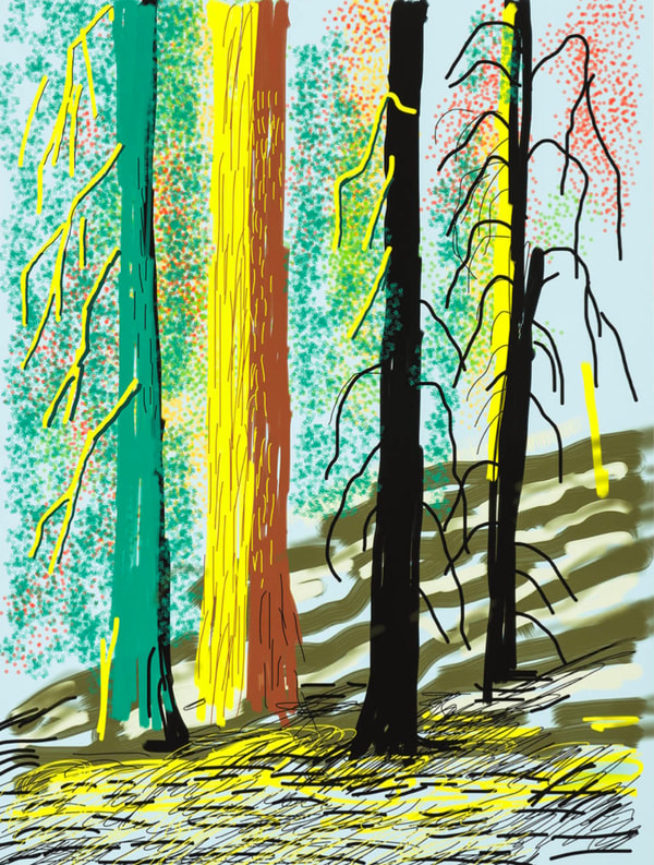 David Hockney - The Yosemite Suite No. 7, 2010