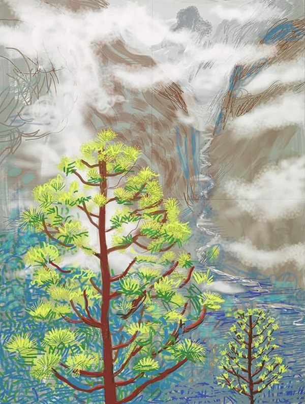 David Hockney - Yosemite I, October 5th 2011, 2011