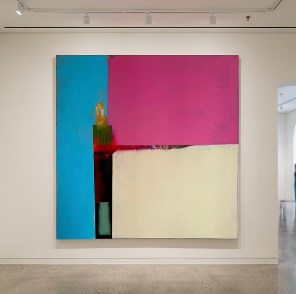 David Pher - Leises Land, 2025, Acryl On Canvas