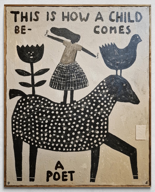 David Schmitt - How A Child Becomes a Poet, 2024