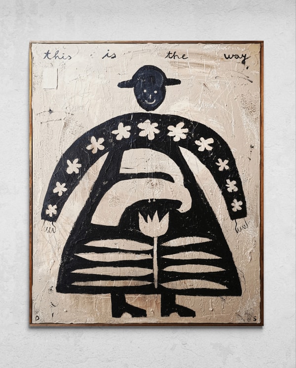 David Schmitt - This is the Way, 2024, Mixed Media on Canvas