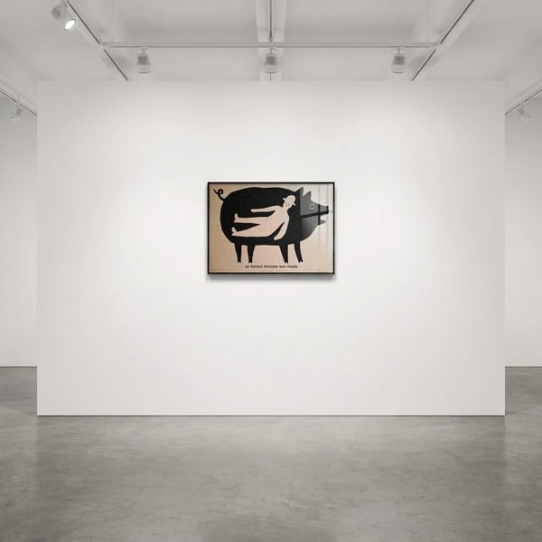 David Schmitt - An Honest Mistake , 2026, Printed on Handmade Lokta Paper