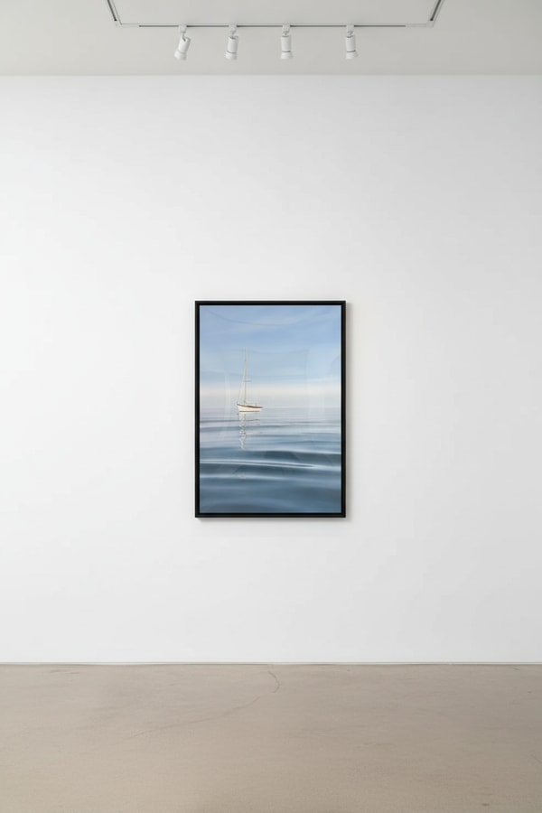 Derek Macara - Anchored Sailboat, 2025