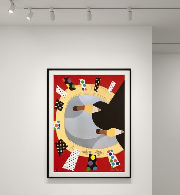 Derrick Adams - Silver Lining, 2022, Silkscreen, relief, and collage
Hand signed in pencil