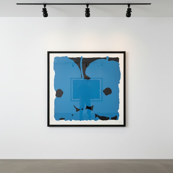 Donald Sultan - Blue Poppies, Aug 17, 2022