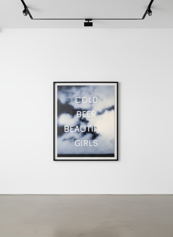 Ed Ruscha - Cold Beer, 2009