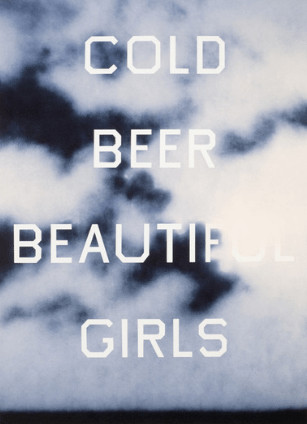Ed Ruscha - Cold Beer, 2009