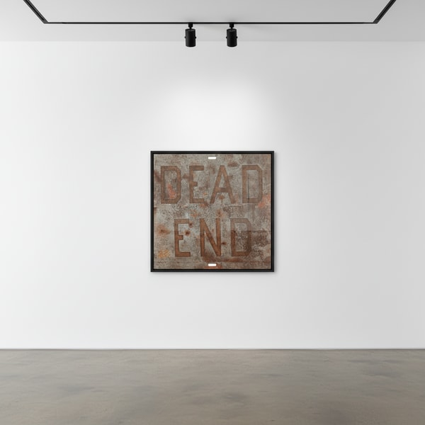 Ed Ruscha - Dead End 1, 2014, Mixografia print on handmade paper