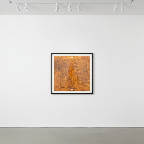 Ed Ruscha - Dead End 2, 2014, Mixografia print on handmade paper