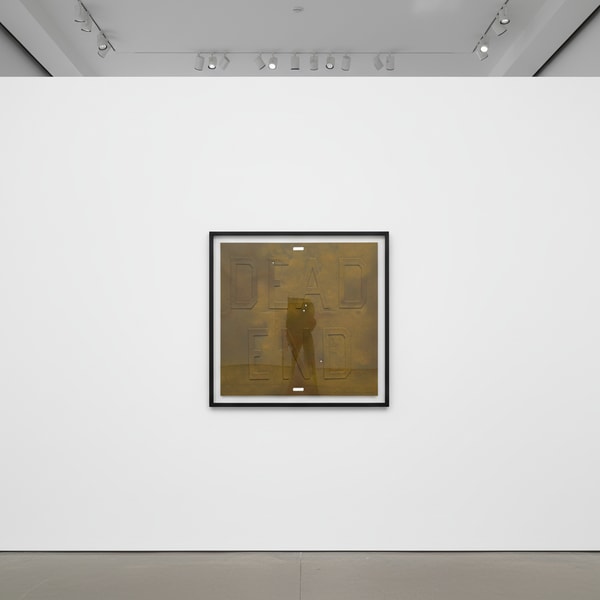 Ed Ruscha - Dead End 3, 2014, Mixografia print on handmade paper