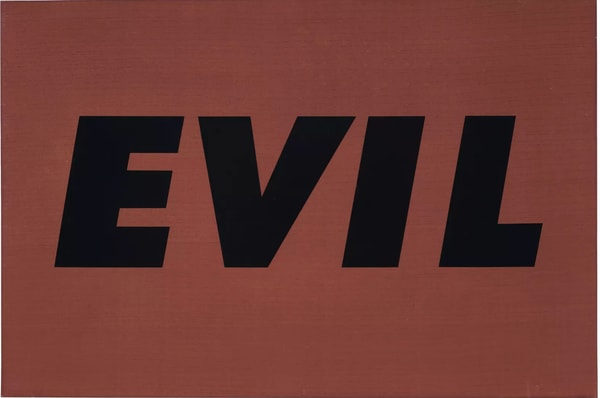 Ed Ruscha - Evil, 1973