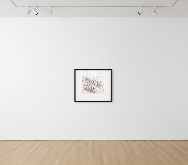 Ed Ruscha - Final Say, 2023