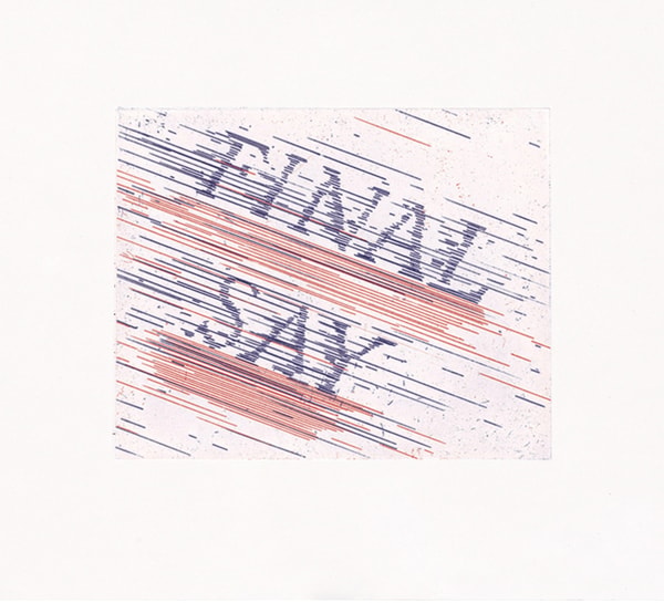 Ed Ruscha - Final Say, 2023