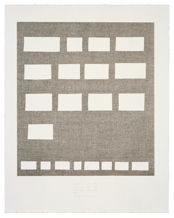 Ed Ruscha - Listen if You Ever Tell, 2007