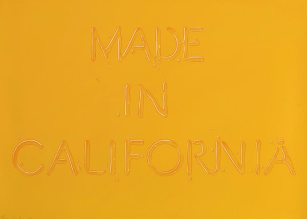 Ed Ruscha - Made in California, 1971