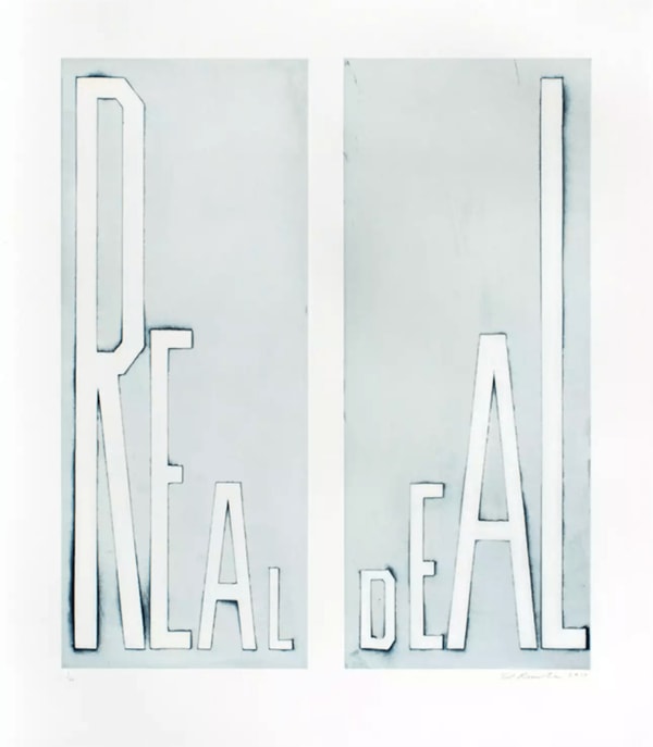 Ed Ruscha - Real Deal, 2014