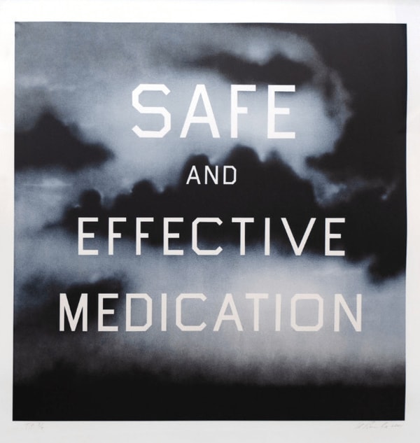 Ed Ruscha - Safe and Effective Medication, 2011