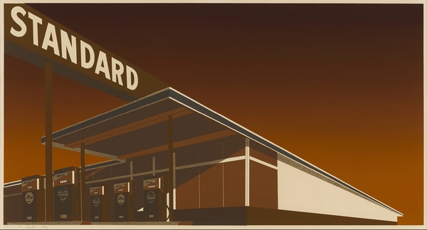 Ed Ruscha - Standard Station Mocha, 1969