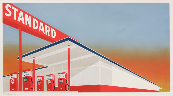 Ed Ruscha - Standard Station, 1966