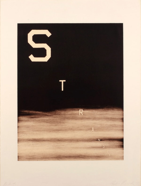 Ed Ruscha - Stranger, 1983