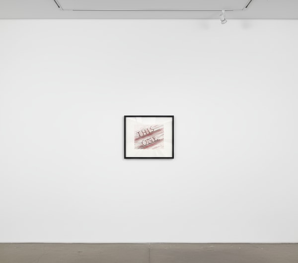 Ed Ruscha - This One, 2023