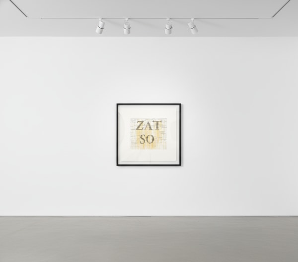 Ed Ruscha - Zat So, 2023