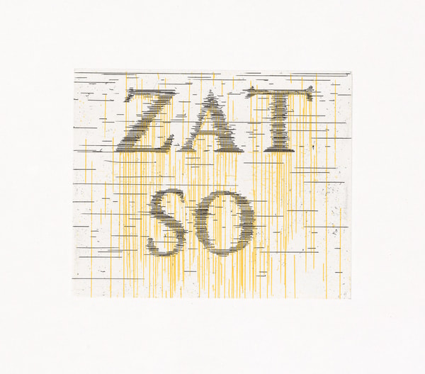 Ed Ruscha - Zat So, 2023