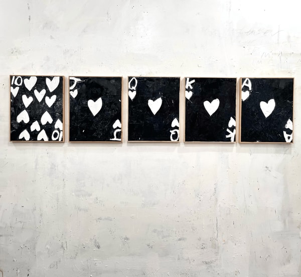 Eric Stefanski - Cards, 2024, Oil on canvas