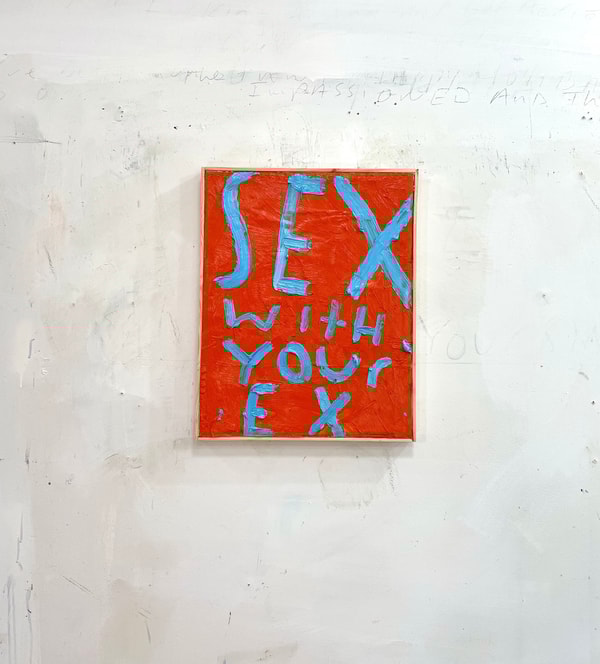 Eric Stefanski - Ex, 2023, Oil on canvas