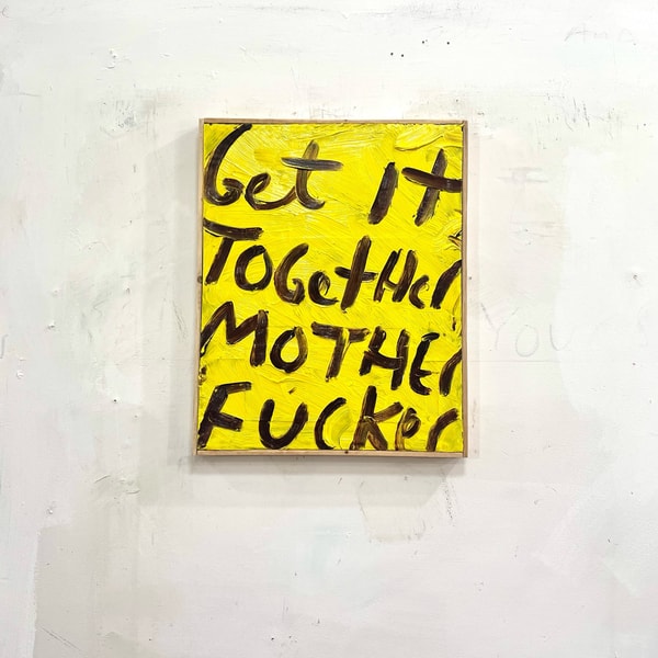 Eric Stefanski - Get It Together, 2023, Oil on canvas