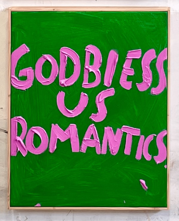 Eric Stefanski - God Bless Us Romantics, 2024, Oil on canvas