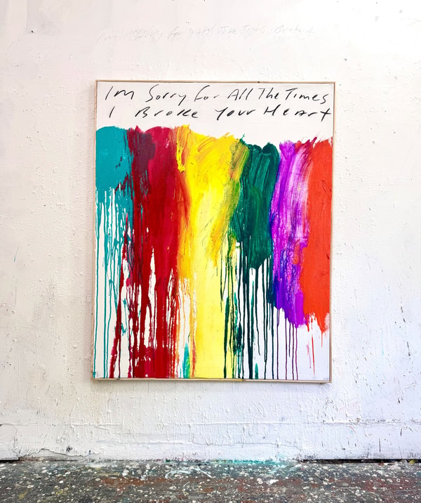 Eric Stefanski - I'm Sorry I Broke Your Heart, 2026, Acrylic on canvas