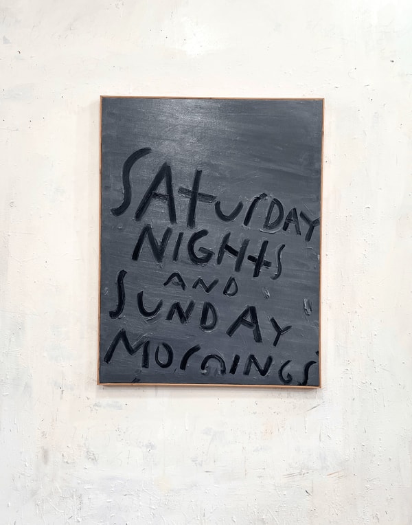 Eric Stefanski - Saturday Sunday, 2024, Oil on canvas