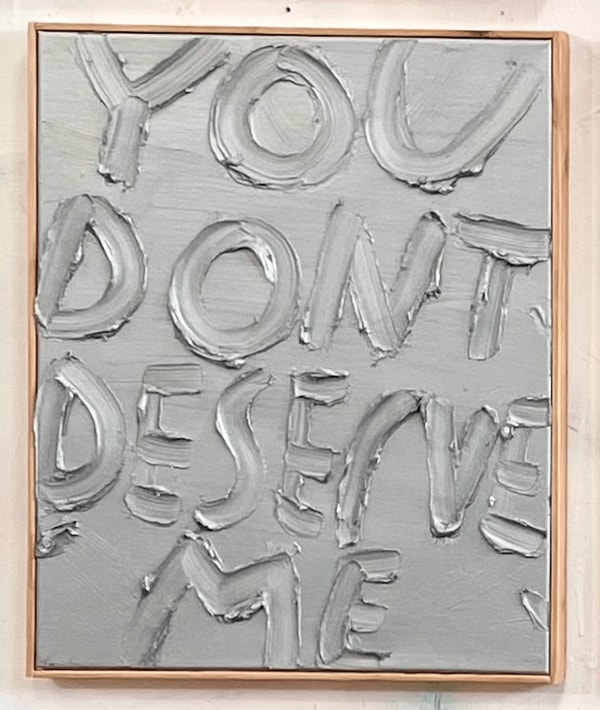 Eric Stefanski - You Don't Deserve Me, 2024, Oil on canvas