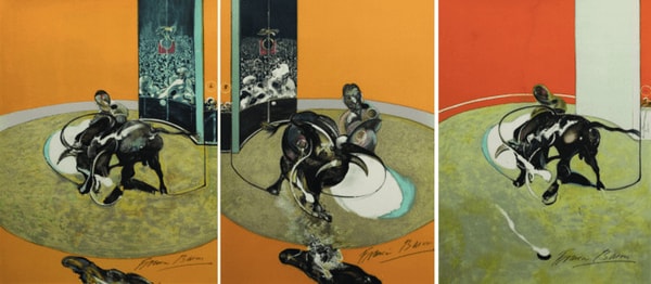 Francis Bacon - Mirroir de la Tauromachie, 1990