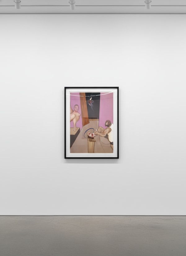 Francis Bacon - Oedipe et Le Sphinx d'après Ingres , after Oedipus and the Sphinx after Ingres 1983, 1984