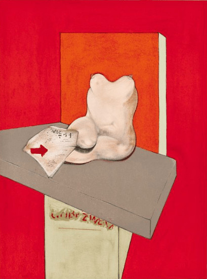 Francis Bacon - Ètude du Corps Humain d'après Ingres , afterStudy of a Human Body after Ingres 1982, 1984