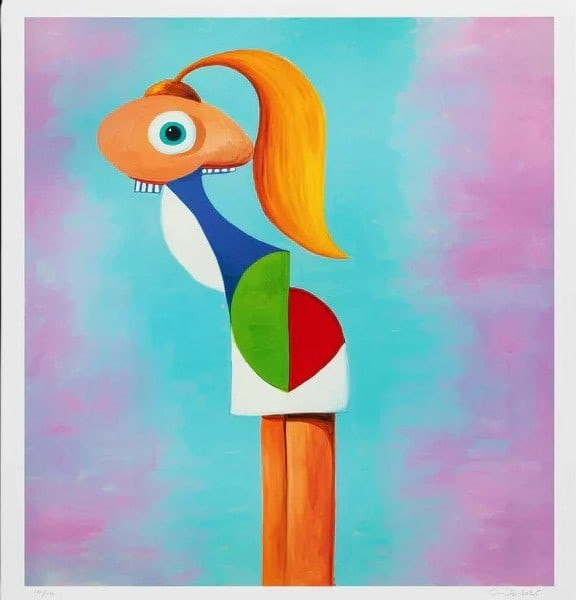 George Condo - Fashion Model, 2025
