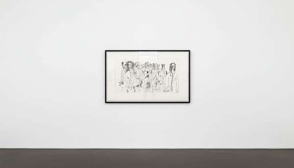 George Condo - Imaginary Crowd, 2001