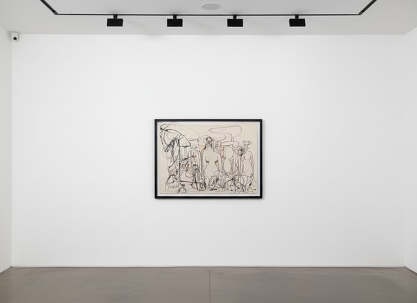 George Condo - Line of Figures, 2001