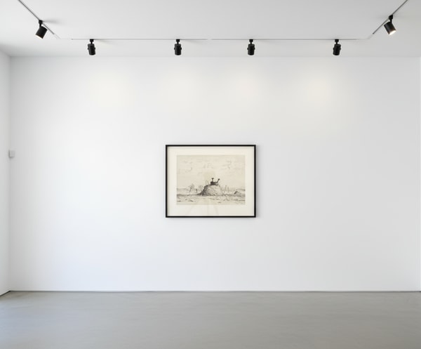 George Condo - Untitled (landscape), 1995, Etching and aquatint