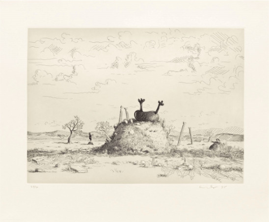 George Condo - Untitled (landscape), 1995
