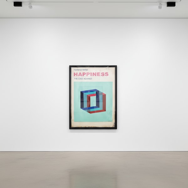 Harland Miller - Happiness, The Case Against (Large), 2017