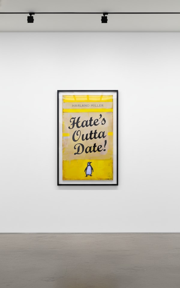 Harland Miller - Hate's Outta Date (Yellow), 2022