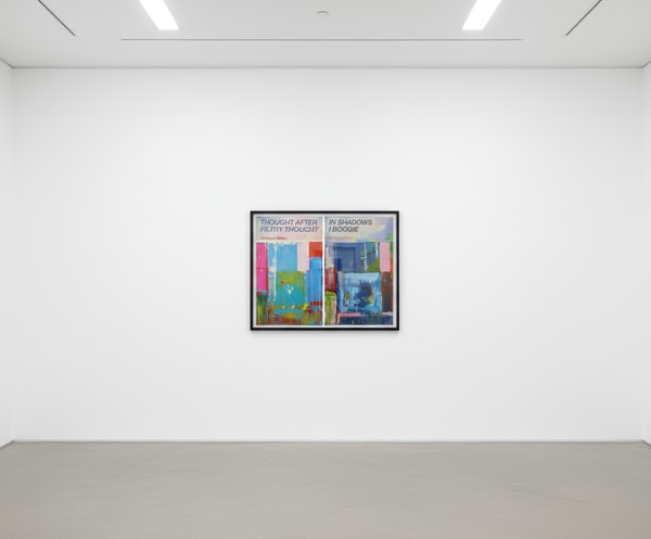 Harland Miller - In Shadows I Boogie , Thought After Filthy Thought, 2019, Set of two etchings with relief printing on paper