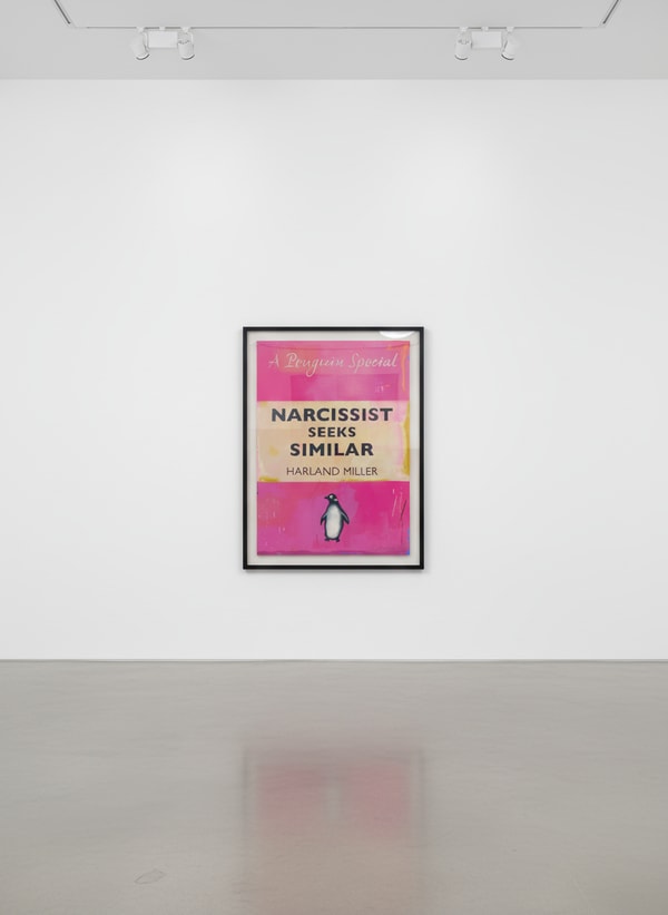 Harland Miller - Narcissist Seeks Similar (Small), 2021, Etching and relief printing with each Penguin hand-finished by th...