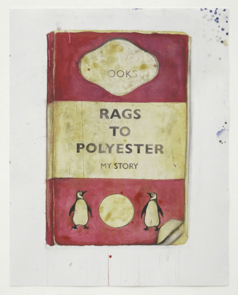 Harland Miller - Rags To Polyester, 2014