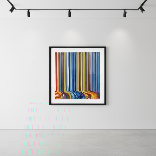 Ian Davenport - Autumn (The Four Seasons), 2019, One from a series of four etchings with chine collé on Hahnemühle Bright ...